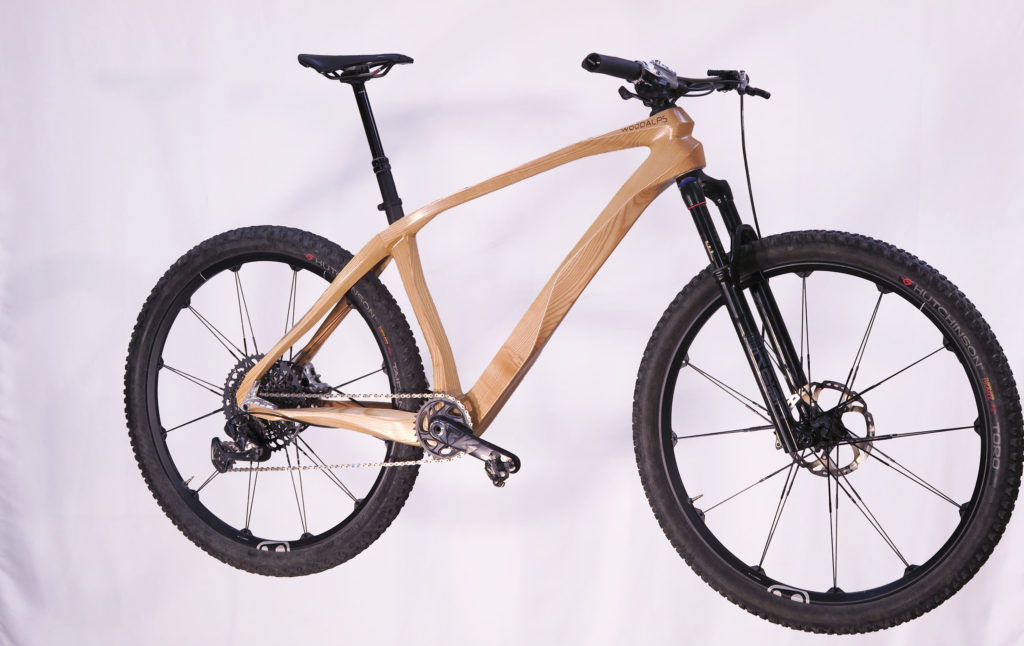 WOODALPS YGGY wooden bike - vélo bois